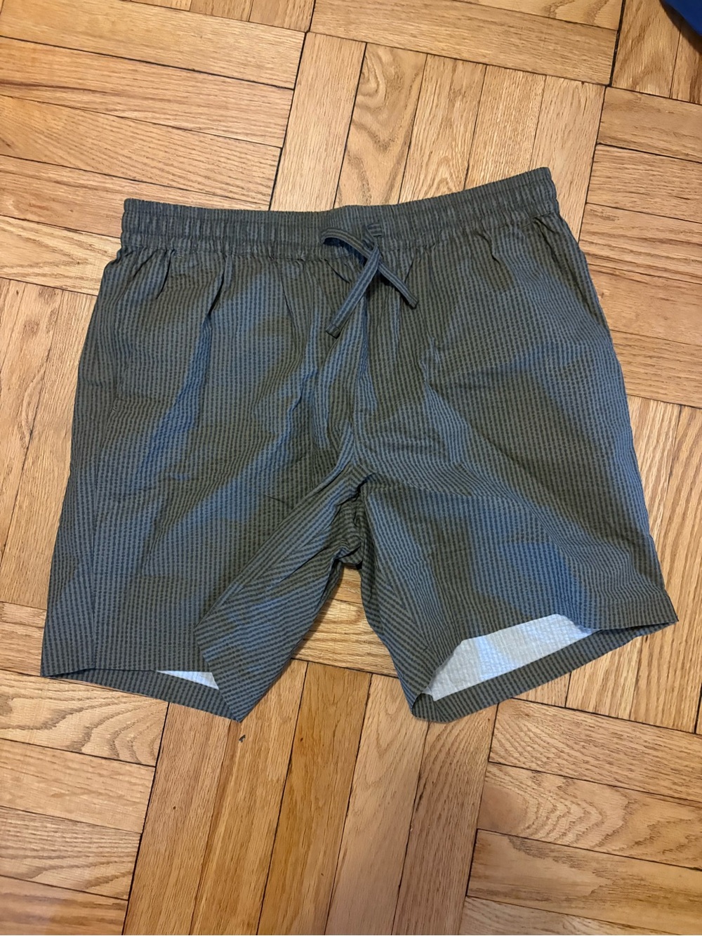 ASOS Olive Drawstring Athletic Shorts